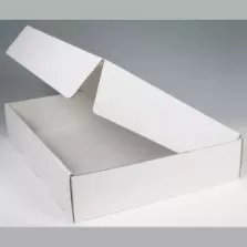 Boite couvercle a charniere blanc 540x360x80mm