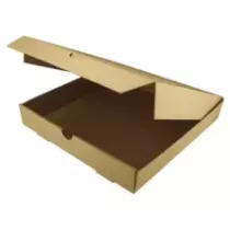 Boites a pizza 24x24x4,5cm kraft brun ECO