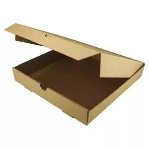Boites a pizza 24x24x4,5cm kraft brun ECO