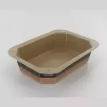 Ravier carton/film Claes JP imprime 640ml 187x137x40mm recycle