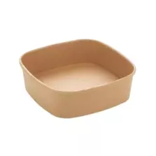Bol carre carton/PE 900ml 170x170x50mm