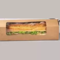 Boite sandwich avec fenetre 290x70x70mm
