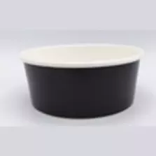 Bol carton/PE 1000ml noir d148x78mm
