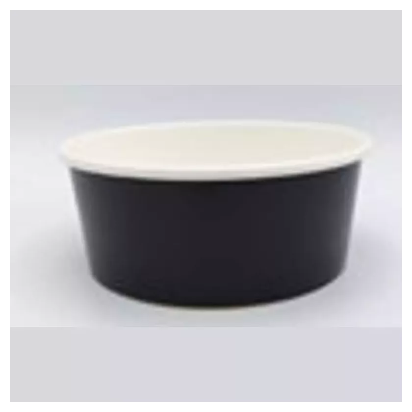 Bol carton/PE 1000ml noir d148x78mm
