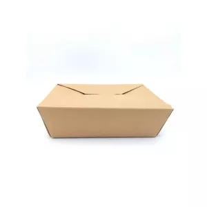 Boite carton/PE 2000ml kraft brun 196x140x65mm