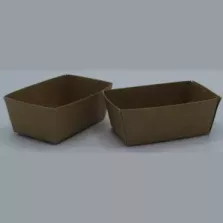 Ravier carton brun 90x55x40mm ECO