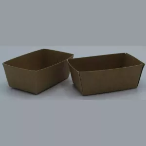 Ravier carton brun 90x55x40mm ECO