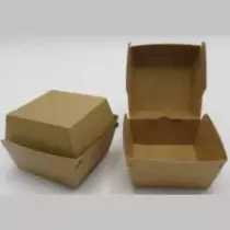 Boite hamburger carton 110x110x80mm ECO