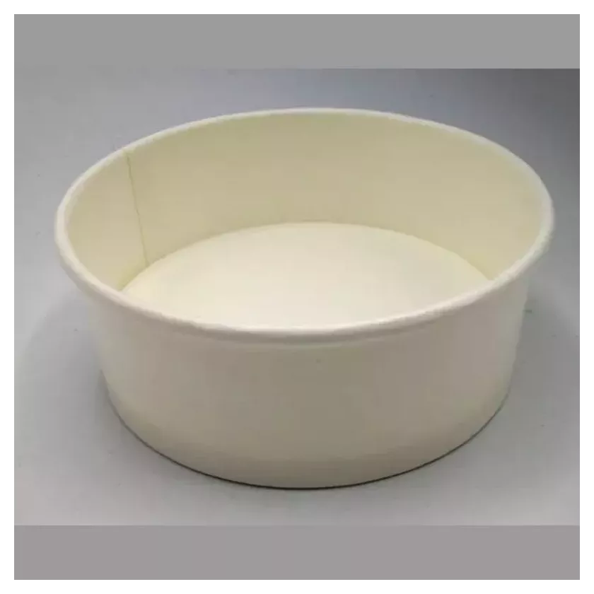Bol carton/PE 200ml blanc d100x35mm ECO