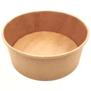 Bol carton/PE 900ml brun d184x50mm ECO