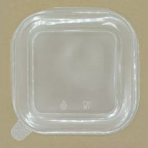 PP couvercle carton PE ravier transparent 750-1000-1200-1400ml carre