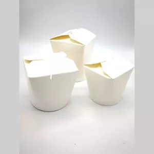 Gobelet a pates carton/PE 480ml blanc