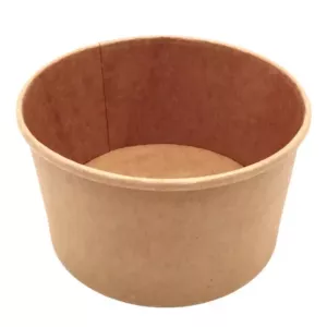 Gobelet carton/PE 360ml brun d99xh70mm