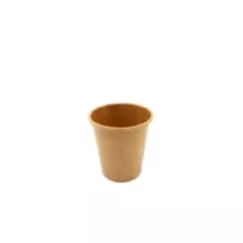 Gobelet carton/PE 90ml brun d56x60mm