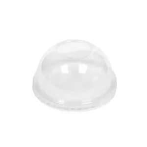 RPET couvercle carton PE cup 120ml diametre 75 dome