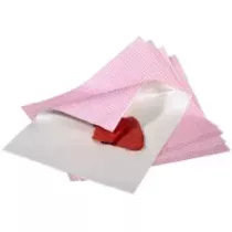 Papier duplex 32x32cm Vichy rose