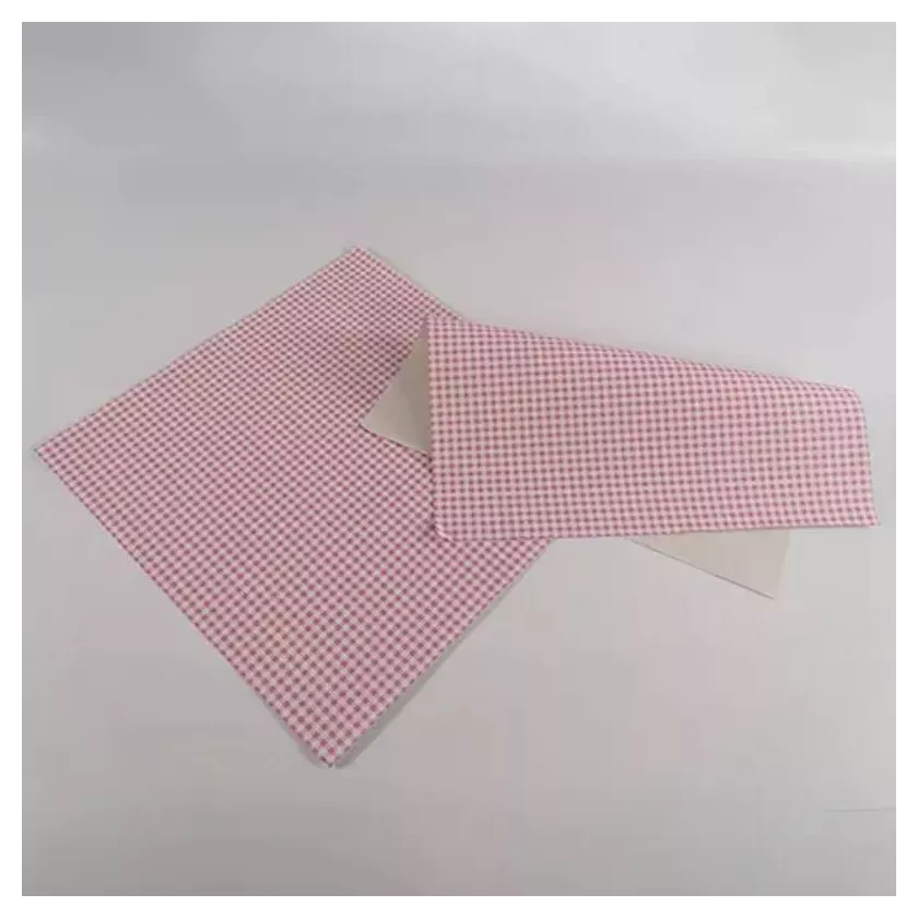Papier duplex 50x64cm Vichy rose