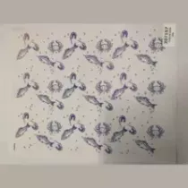 Duplex ECO blanc 32x40cm poisson