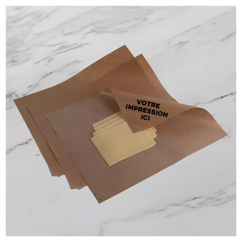 Duplex Sapporo imprime 32x40cm 50g kraft brun