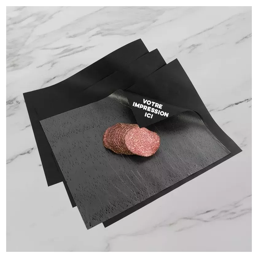 Duplex Lux Pack imprime 40x48 50g kraft noir impression or