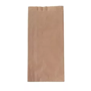 Sac papier stand brun 40g 2 poches ficele 270x120x(2x35)mm Linepack