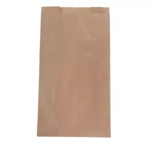 Sac papier stand brun 40g 6 poches ficele 350x180x(2x50)mm Linepack