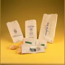 Sac papier imprime 50g P 4 poches blanc 300x130x(2x41)mm