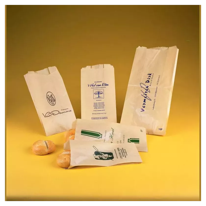 Sac papier imprime 50g P 15 poches blanc 480x220x(2x52)mm