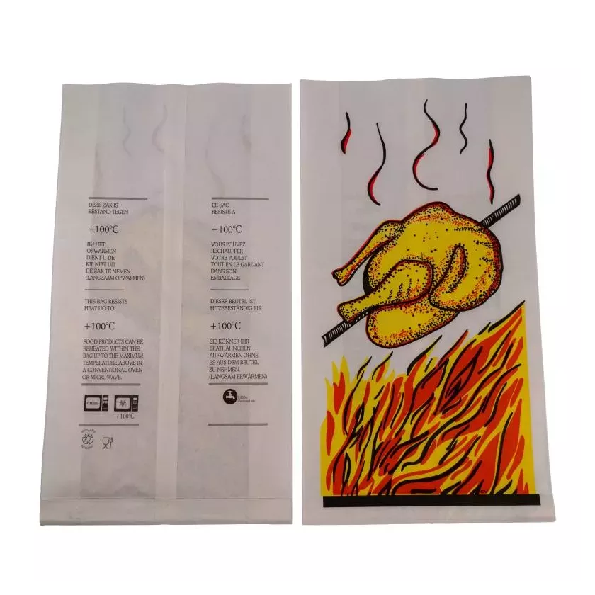Sachet poulet roti 180x60x345mm