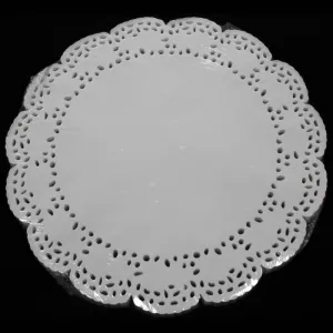Dentelles menu 34cm rond