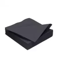 Serviettes 2 couches noir Duni 151803 33x33cm