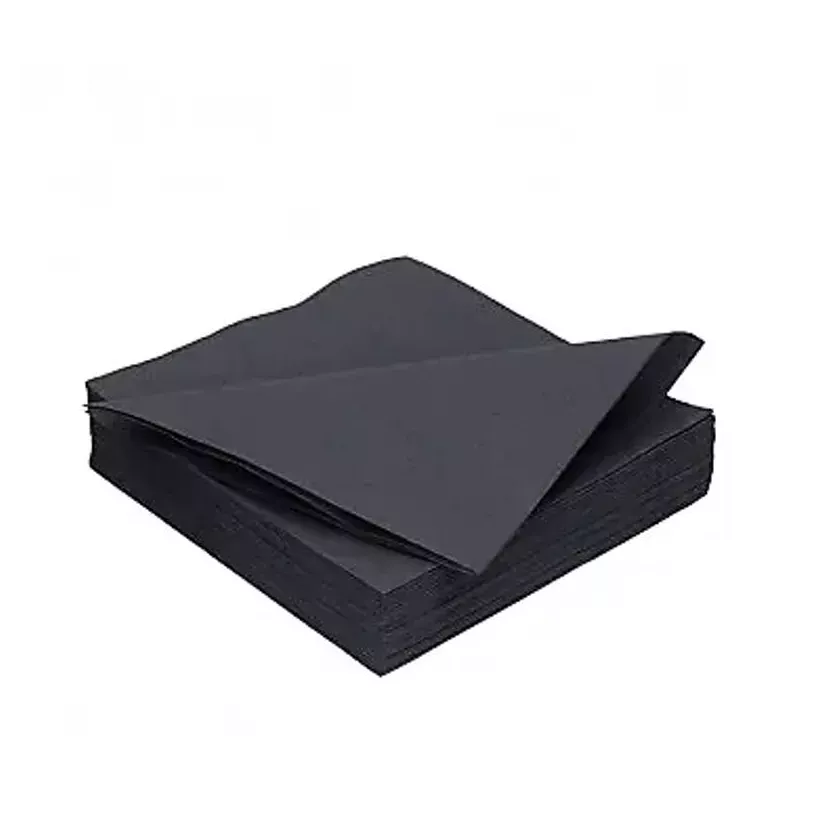 Serviettes 2 couches noir Duni 151803 33x33cm