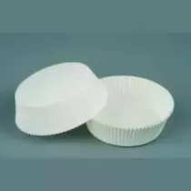 Cuvettes d70mm blanches h30mm