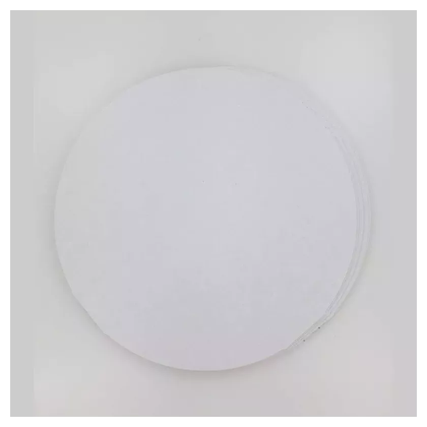 Pizza ronde carton ondule diametre 23cm blanc