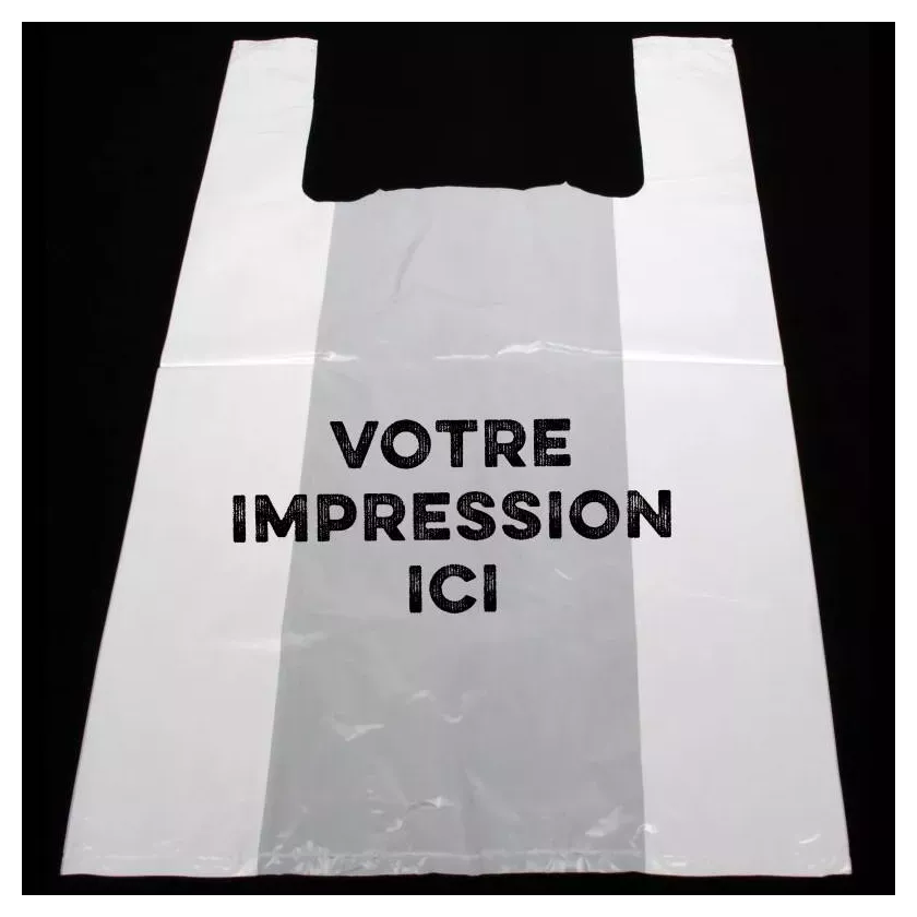 Shopper imprime 14my blanc 550x280+150mm