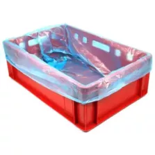 LDPE sac pour bac 60x2x20x80cm 20 microns bleu