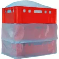 Sac HDPE pour bac 68x2x17x63cm 20 microns bleu