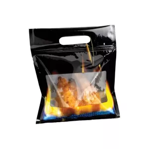 Sachet poulet plastique refermable 215x255x70mm