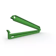 Ferme-sac clip vert 26cm