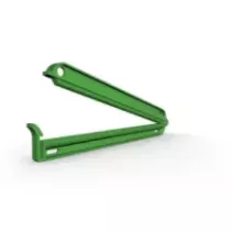 Ferme-sac clip vert 26cm