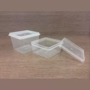 PP ravier carre 150ml transparent 80x80x39mm - cachete