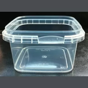 PP ravier carre 280ml transparent 95x95x53mm - cachete