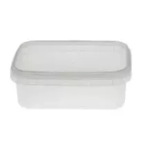 PP ravier et couvercle 280ml transparent 120x90x42mm cachete