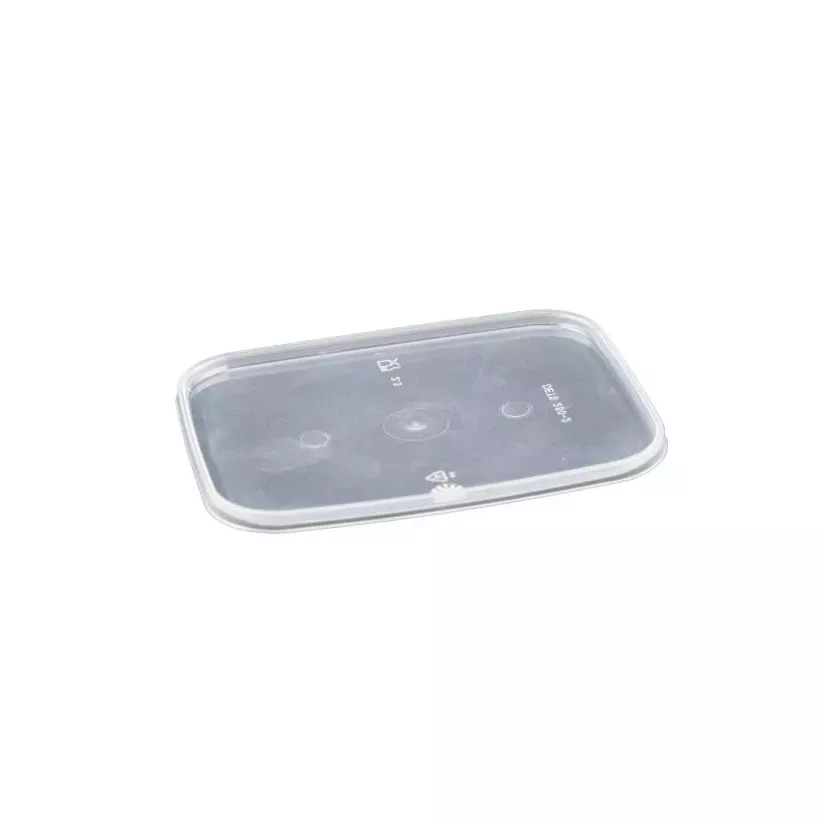 Couvercle PP ravier 300ml transparent 85x110mm cachete