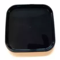 Couvercle PP ravier 185ml carre noir 95x95mm cachete