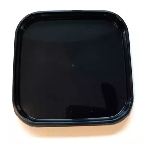 Couvercle PP ravier 185ml carre noir 95x95mm cachete