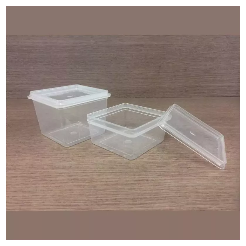 Couvercle PP dose 150-250ml carre 80x80mm cachete