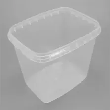 PP ravier 550ml transparent 108x86x95mm - cachete