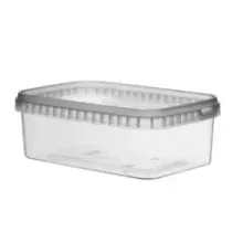 PP ravier TPR1912 192x126x67mm 1L cachete transparent