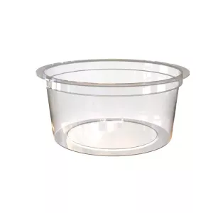 PP cup 150g diametre 95mm transparent Blanco